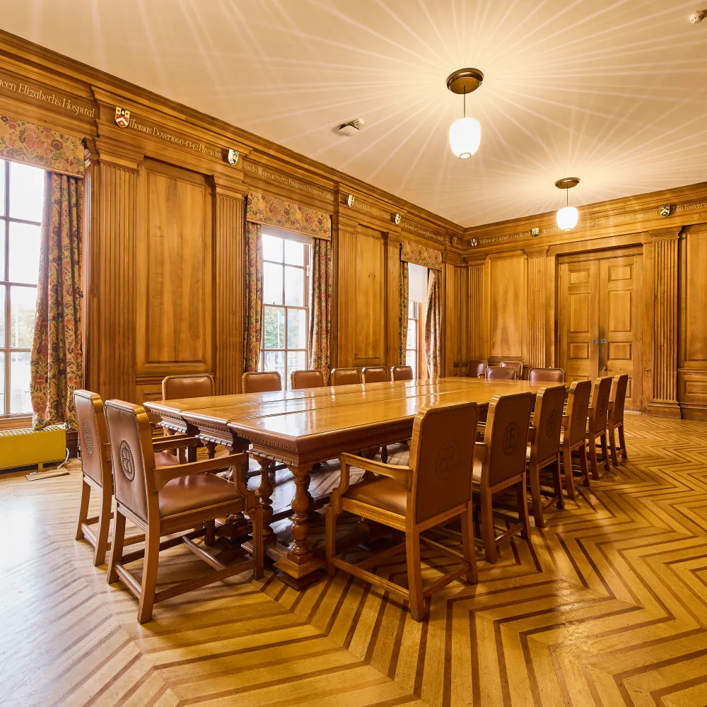 boardroom table at bristol city hall