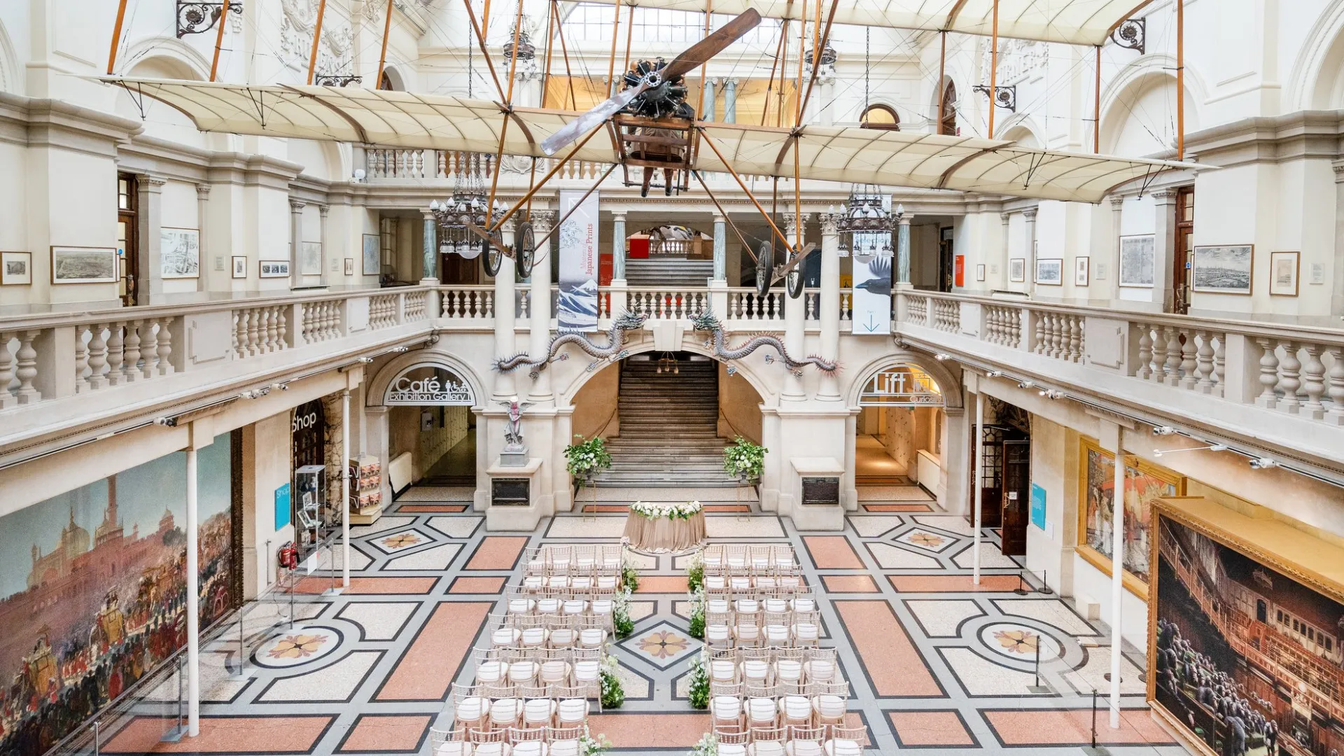 Bristol Museum inside plane