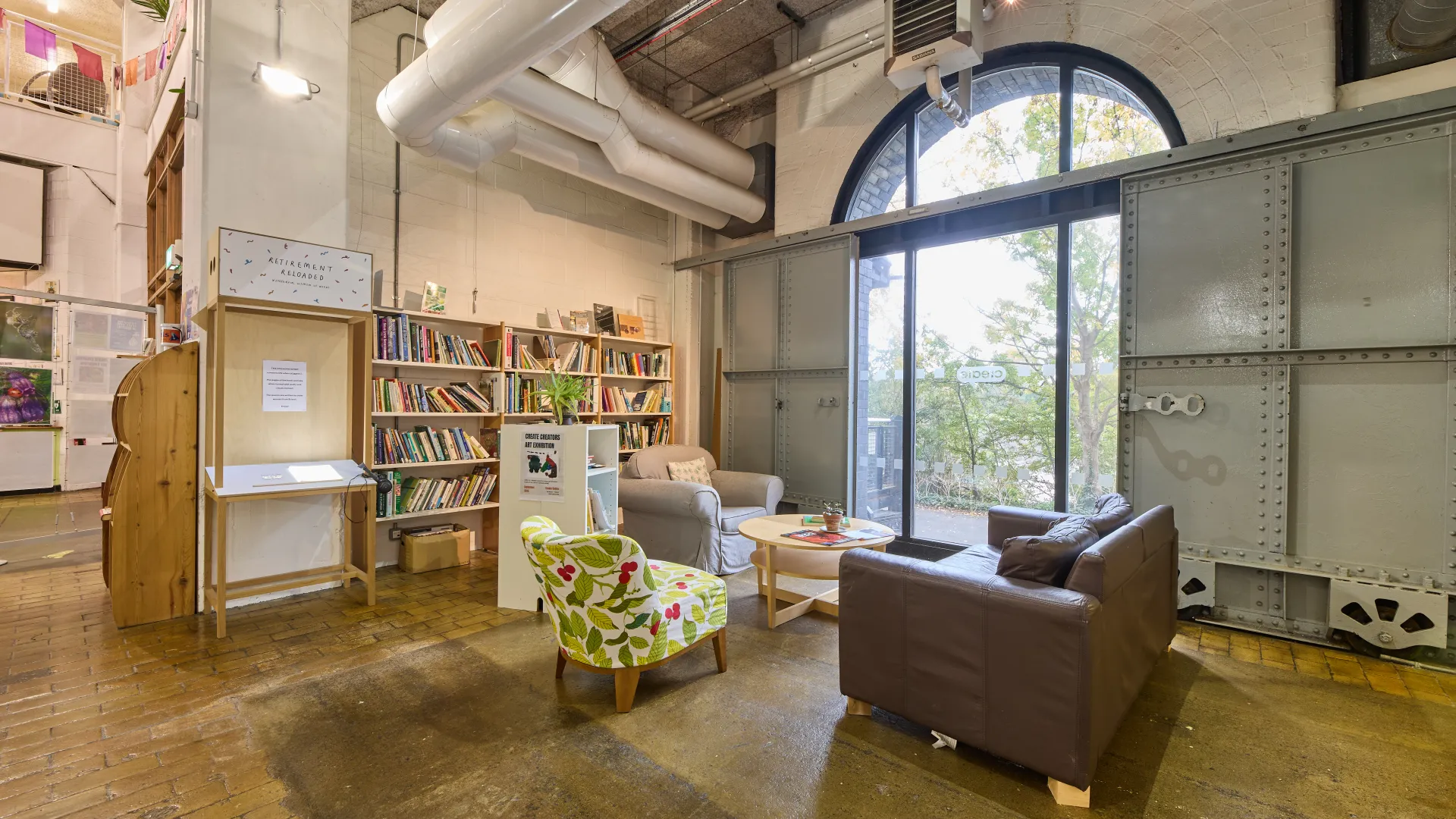 Create Centre Library with sofas