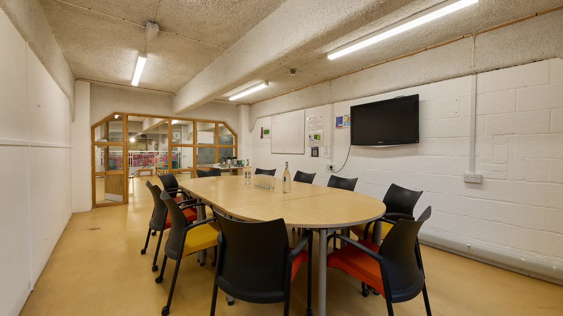 Create board room with tv